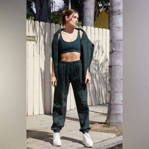 John Galt Green Rosa Sweatpant in Green
